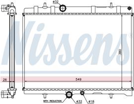NISSENS 63607A - RADIADOR CITROEN XSARA(N0,N1,N2)(97