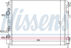 NISSENS 63794 - RADIADOR RENAULT CLIO II(98-)1.9 D