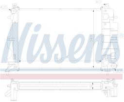 NISSENS 64035A - RADIADOR SAAB 900(NG)(93-)2.5 I V6