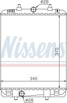 NISSENS 64687 - RADIADOR CITROEN C1(PM,PN)(05-)1.4