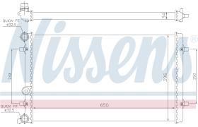 NISSENS 65011 - RADIADOR AUDI TT(8N)(98-)3.2 I