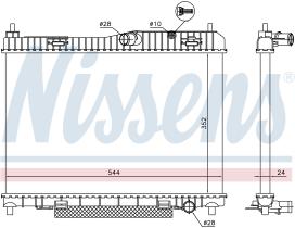 NISSENS 66859 - RADIADOR FORD FIESTA VI(CCN)(12-)1.