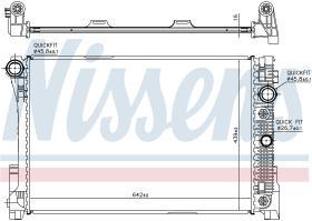 NISSENS 67161 - RADIADOR MERCEDES E-CLASS W 207(09-