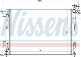 NISSENS 67514 - RADIADOR HYUNDAI IX35(LM)(09-)2.4 G