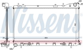 NISSENS 67712 - RADIADOR SUBARU FORESTER(SG)(02-)2.