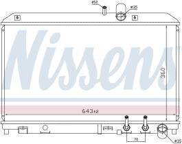 NISSENS 68529 - RADIADOR MAZDA RX-8 I(SE3P)(03-)1.3