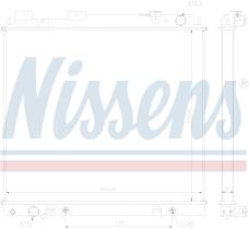 NISSENS 68744 - RADIADOR NISSAN PATHFINDER III(R51)