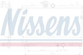 NISSENS 68794 - RADIADOR NISSAN TIIDA(C11)(05-)1.6