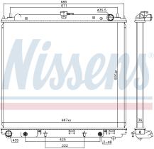 NISSENS 68809 - RADIADOR NISSAN PATHFINDER III(R51)