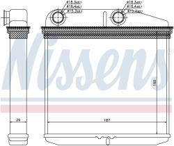 NISSENS 71456 - SECADOR FIAT PUNTO GRANDE(05-)1.4 I