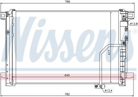 NISSENS 940035 - CONDENSADOR MERCEDES GLK X 204(08-)
