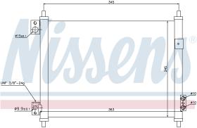 NISSENS 940078 - CONDENSADOR NISSAN CABSTAR(F24M)(06