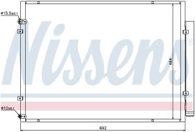 NISSENS 940168 - CONDENSADOR LEXUS RX II(MCU30,MHU38
