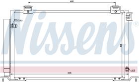 NISSENS 940200 - CONDENSADOR TOYOTA AVENSIS(T25#)(03