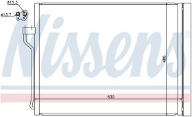 NISSENS 940288 - CONDENSADOR BMW 6 F06-F12-F13(09-)6