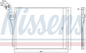 NISSENS 940308 - CONDENSADOR BMW 7 F01-F02-F03-F04(0