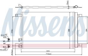 NISSENS 940319 - CONDENSADOR SEAT LEON(5F)(12-)2.0 T