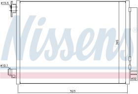 NISSENS 940321 - CONDENSADOR NISSAN MICRA / MARCH(K1