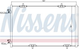 NISSENS 940333 - CONDENSADOR CITROEN C-ELYSEE(12-)1.