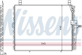 NISSENS 94176 - CONDENSADOR MERCEDES E-CLASS W 124(