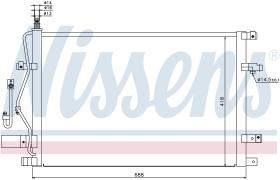 NISSENS 94525 - CONDENSADOR VOLVO XC 70(00-)2.5 T