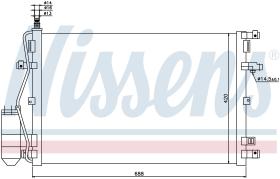 NISSENS 94937 - CONDENSADOR VOLVO XC 90 I(02-)2.5 T