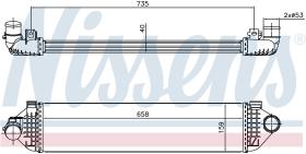 NISSENS 96473 - INTERCOOLER FORD S-MAX(CA1)(06-)1.6