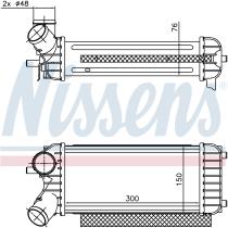 NISSENS 96491 - INTERCOOLER FORD C-MAX(CB7,CEU)(10-