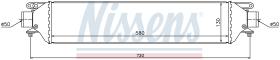 NISSENS 96630 - INTERCOOLER FIAT LINEA(323)(07-)1.4