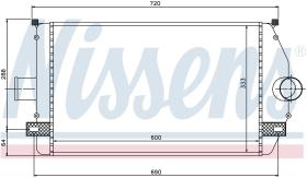 NISSENS 96866 - INTERCOOLER RENAULT ESPACE III(96-)