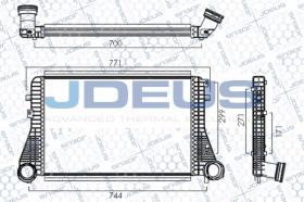 JDEUS 830M06 - INTCOOL.LEON/GOLF/A3 1.9TDI/2.0TDI