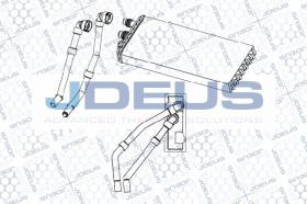 JDEUS RA2140090 - 402*177*42 AL STRALIS M/A 02- (con tubos sin válvula)