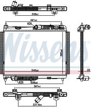NISSENS 606662 - RADIADOR FORD FIESTA VII(CE1)(17-)1