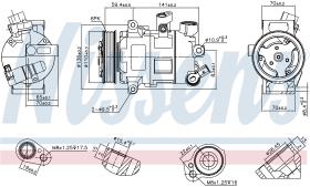 NISSENS 890607 - COMPRESOR SEAT TOLEDO IV(KG3)(12-)