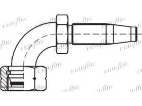 FRIGAIR 5890063 - RECUPERABILE BUS FEM.CONO 24° CURVO