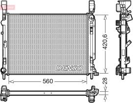 DENSO DRM23036 - RADIADOR