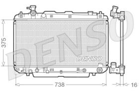 DENSO DRM50022 - RADIADOR TO