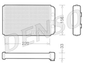 DENSO DRR09090 - RADIADOR DE CALEFACCION