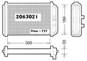  2063021 - CALEFACTOR FIAT DUCATO II