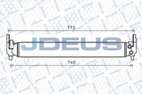 JDEUS 025M14 - AUDI A1/SKODA, INTERCOOLER