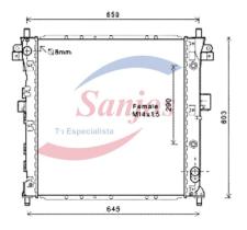  SJ0012155 - RAD. SSANGYONG KYRON 2.0 XDI