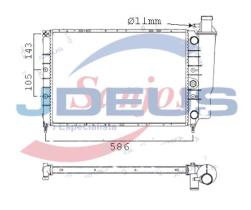 SANJOS SJ0012519 - RADIADOR RENAULT R21 I/R21 NEVADA I 1.7