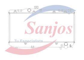SANJOS SJ0011987 - Radiador TOYOTA Celica (T16) 2.0 GT (ST162) 85-89 / Celica (