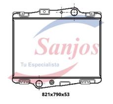 SANJOS SJ0010154 - RADIADOR VOLVO F10 TD-120C