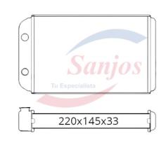 SANJOS SJ0040687 - CALEFACTOR TOYOTA HILUX 97-05