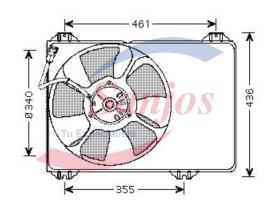  SJ0071225 - VENTILADOR SUZUKI SWIFT III 1.3 / 1.5 / 1.6 / 1.3 DDIS 05-