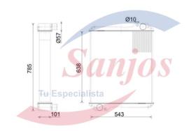 SANJOS SJ0012793 - CASE IH / CATERPILLAR / JCB / MCCORMICK FASTRACK 3220 / TRAC