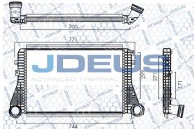 JDEUS M830053A - INTERCOOLER AUDI/SEAT/VW