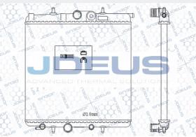 JDEUS M0210620 - PEUGEOT 307 1.4 2000, RADIADOR 380*415
