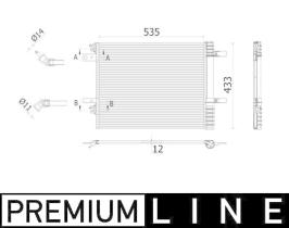  AC943000P - CONDENSADOR A/C TURISMO PSA BERLING